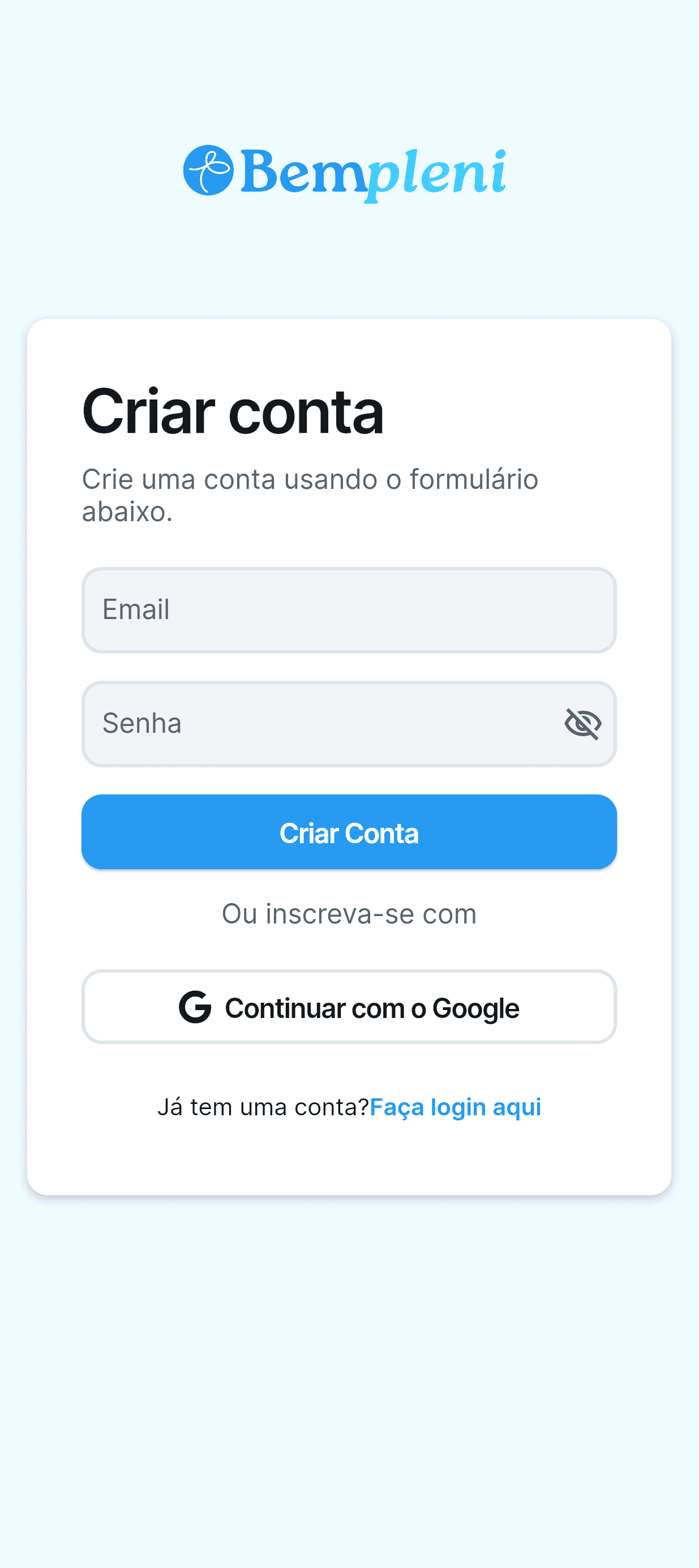 Aplicativo Bempleni